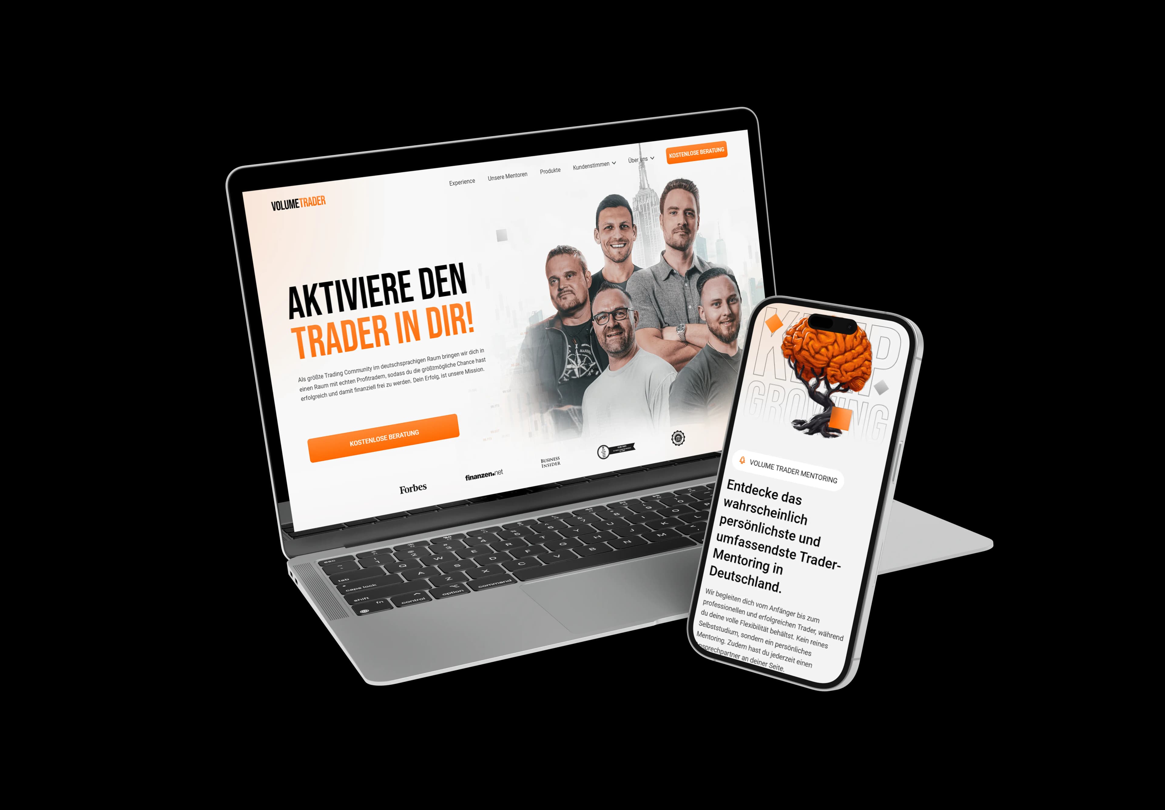 Volume Trader Website Screenshot